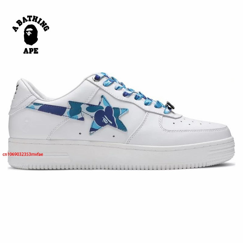 Sunkist Orange Bathing Ape Men Bapesta Air Retro