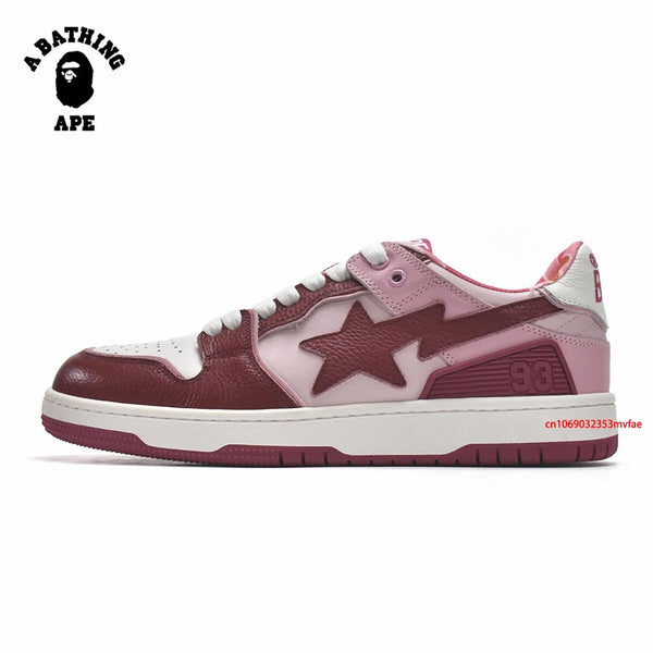 Sunkist Orange Bathing Ape Men Bapesta Air Retro