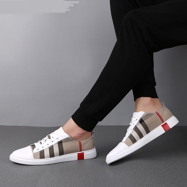 Men Fashion Sneakers High Quality Casual Genuine Leather Shoes - TimelessGear9