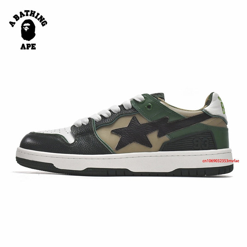 Sunkist Orange Bathing Ape Men Bapesta Air Retro