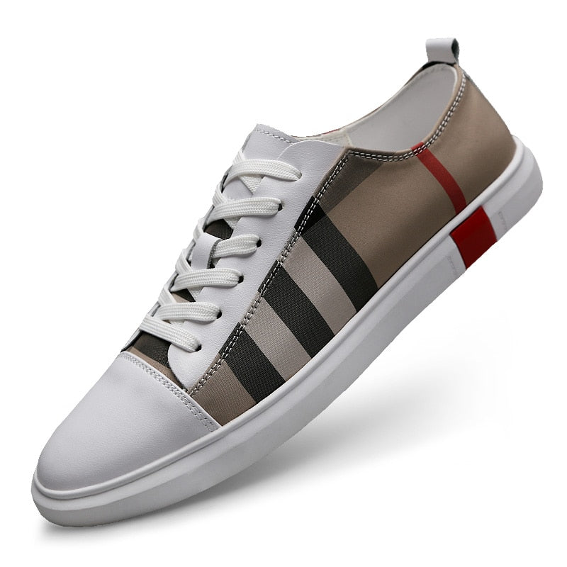 Men Fashion Sneakers High Quality Casual Genuine Leather Shoes - TimelessGear9