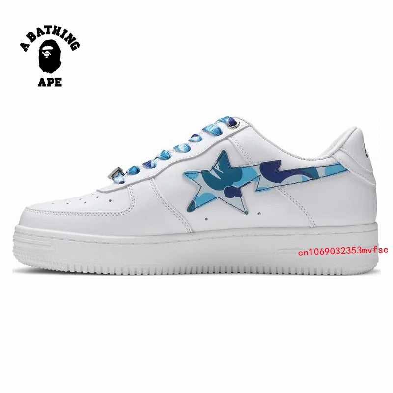 Sunkist Orange Bathing Ape Men Bapesta Air Retro