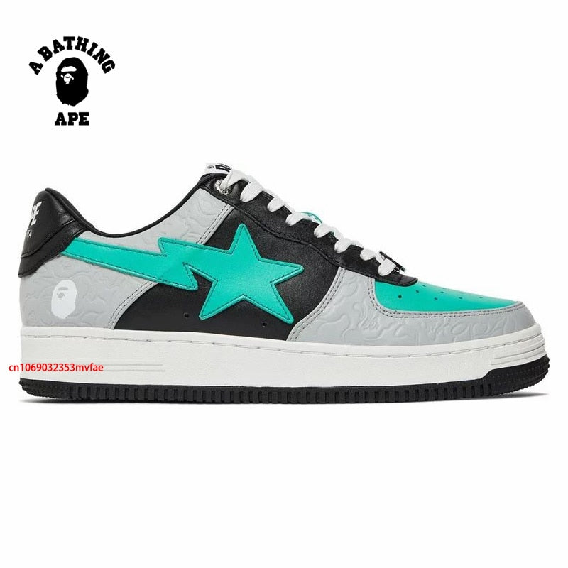 Sunkist Orange Bathing Ape Men Bapesta Air Retro