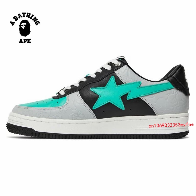 Sunkist Orange Bathing Ape Men Bapesta Air Retro