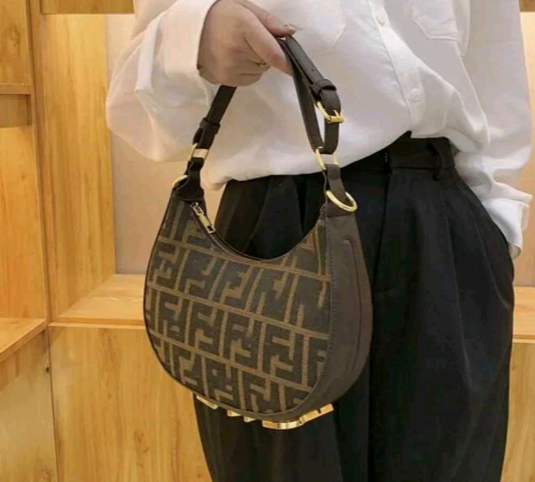 Gold Embroidered Designer Logo MINI Shoulder Bag