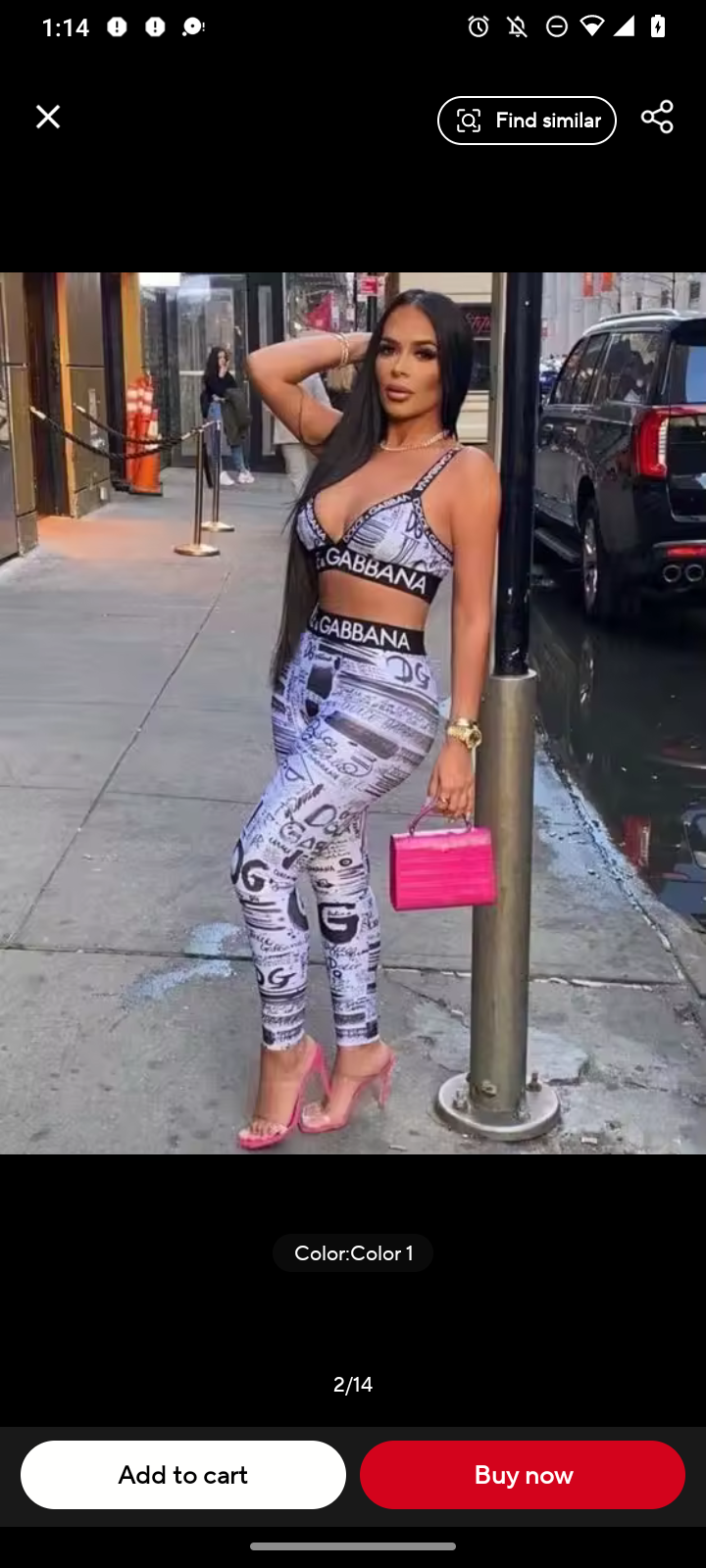 D&G Luxury Designer Fitness Suit