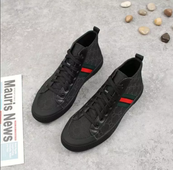 high top men's shoes spring 2022 new canvas shoes men all-match student casual shoes - TimelessGear9