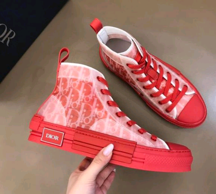 High Top Luxury High End Dior Sneakers