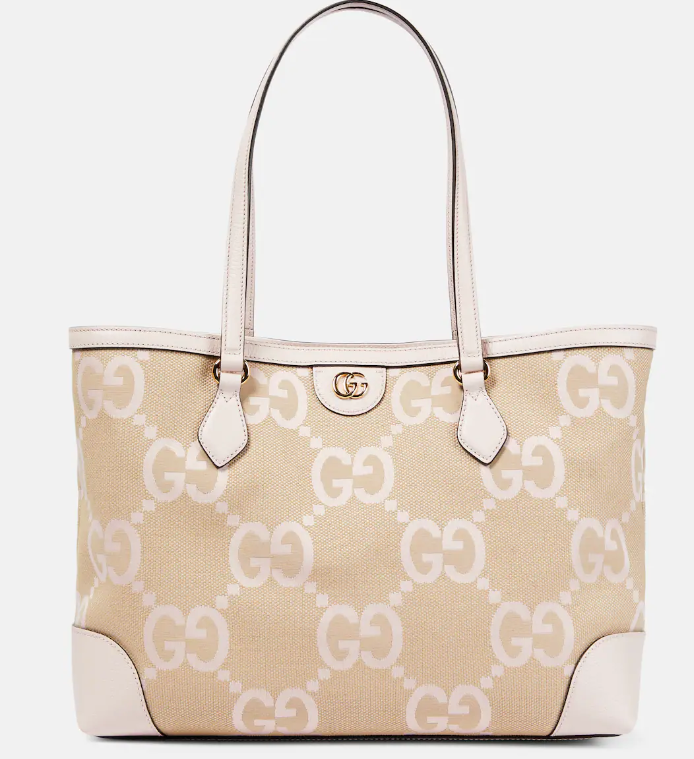 GUCCI Summer Beach Tote Large Logo Handbag