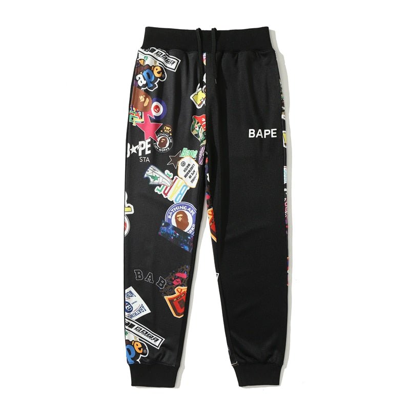 A Bathing Ape Men's Pants Fashion Street Camouflage Pants Women's Sports Pants - TimelessGear9