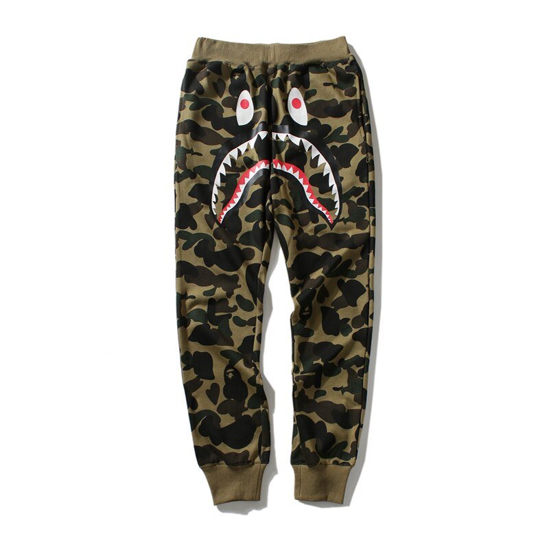 A Bathing Ape Men's Pants Fashion Street Camouflage Pants Women's Sports Pants - TimelessGear9