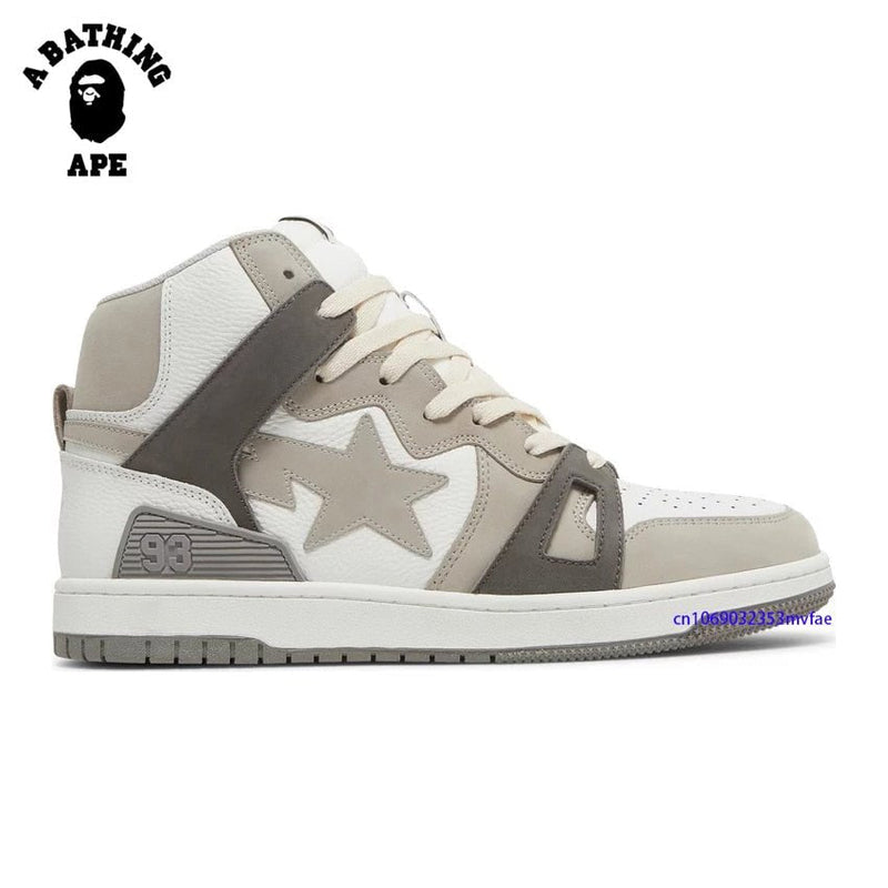 A BATHING APE Vibe Classic 93 High Top Durable Sports Sneakers Upper Outdoor STA Walking Shoes - TimelessGear9