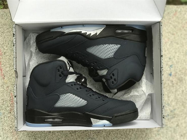 Jordan Midnight Blue Georgetown 5 Sneakers