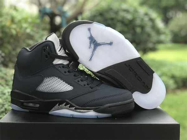 Jordan Midnight Blue Georgetown 5 Sneakers