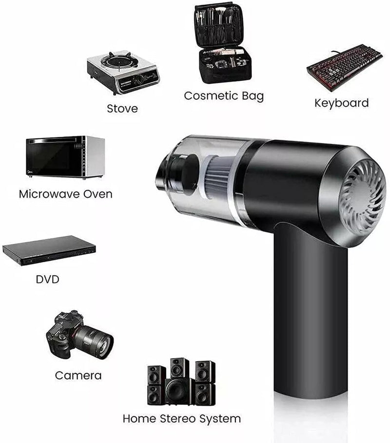 Amazing Deal Wireless Car Vacuum Cordless Handheld Auto Vac Home & Car (Stop Using Germ's Infested Vacuum In Public Places) - TimelessGear9