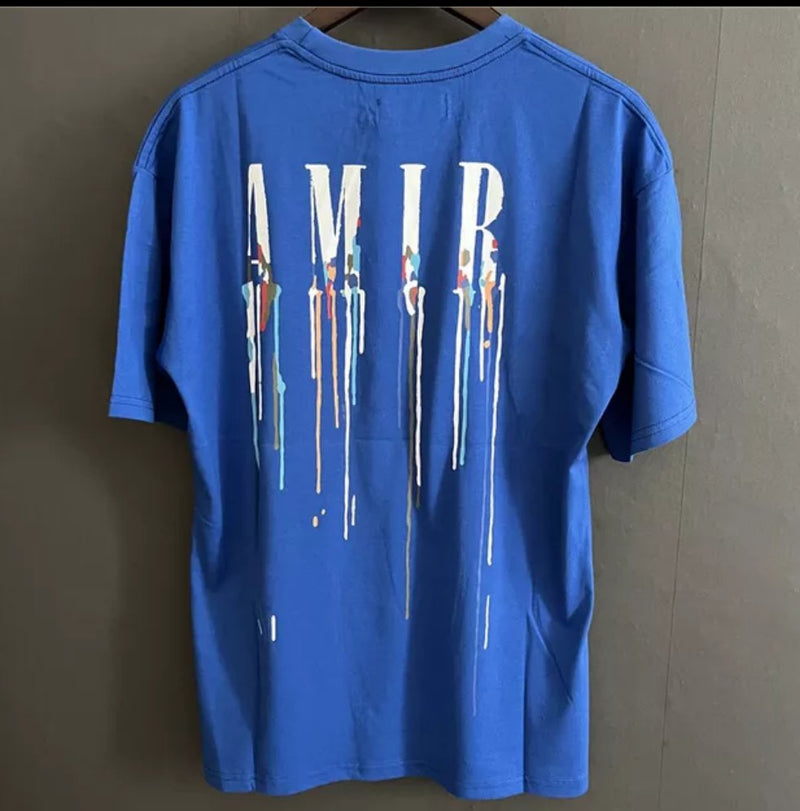Art Starry Paint Splatter Amiri Pullover Tee Homme Soft Shirt - TimelessGear9