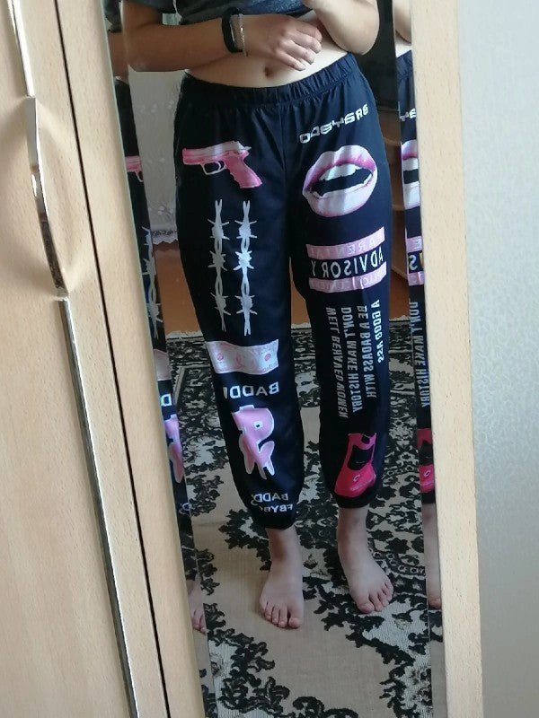 Bad Bunny Hip Hop Graphics Women's Jogger Trousers - TimelessGear9