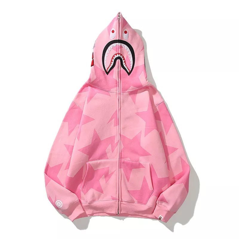 Bapesta Shark Hoodie Camo Street Wear - TimelessGear9
