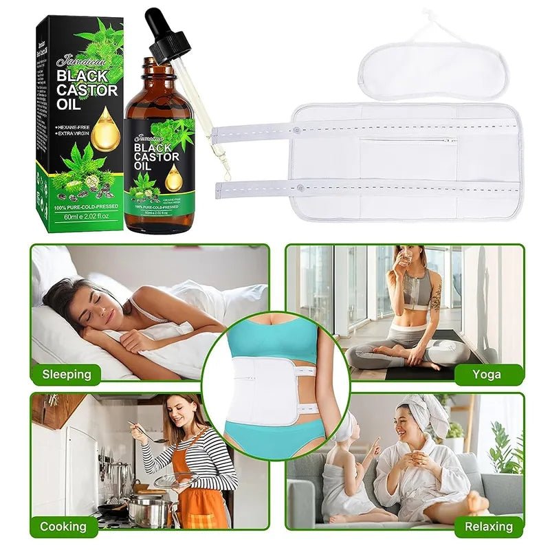 Black Castor Oil Nourishes Hair Growth Skin Massage Essential Oil Eyebrows Growth Prevents Skin Aging Hair Care Products - TimelessGear9