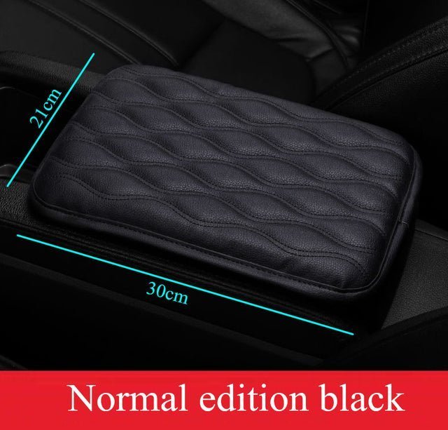 Car Armrest Pad Soft PU Leather Anti Scratch Universal Waterproof Box Cover Cushion Resistant Center Console Non Slip Arm Rest - TimelessGear9