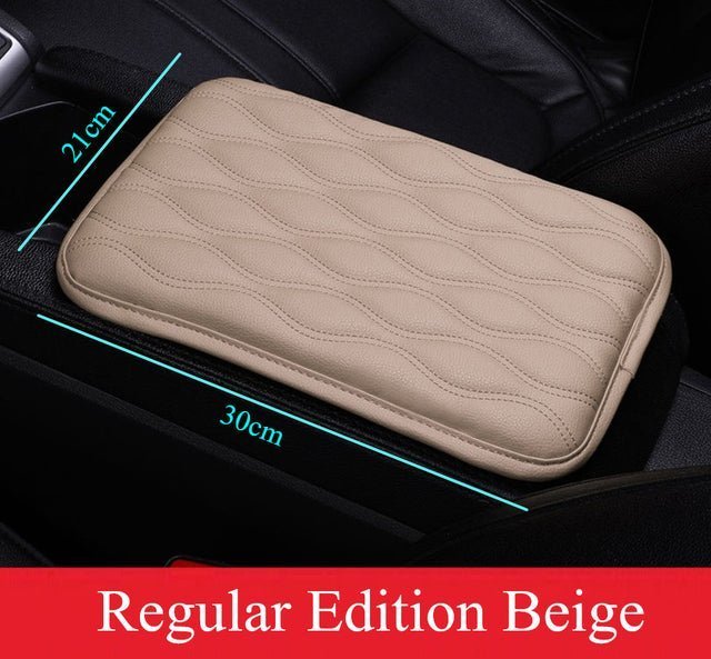 Car Armrest Pad Soft PU Leather Anti Scratch Universal Waterproof Box Cover Cushion Resistant Center Console Non Slip Arm Rest - TimelessGear9