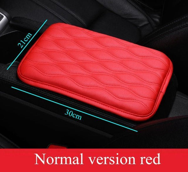 Car Armrest Pad Soft PU Leather Anti Scratch Universal Waterproof Box Cover Cushion Resistant Center Console Non Slip Arm Rest - TimelessGear9