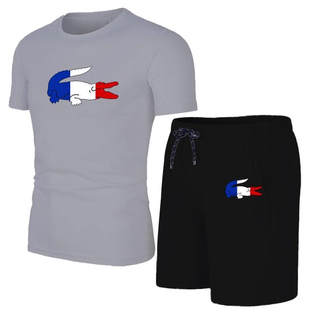 casual fashion cotton short sleeve sportswear - TimelessGear9