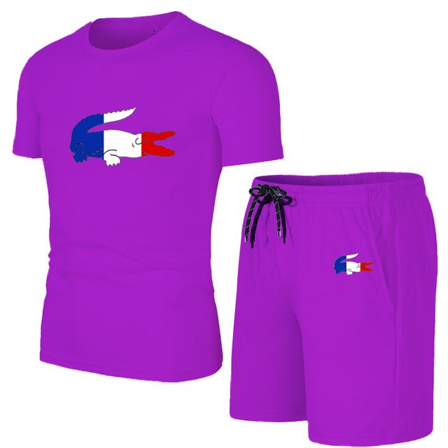 casual fashion cotton short sleeve sportswear - TimelessGear9
