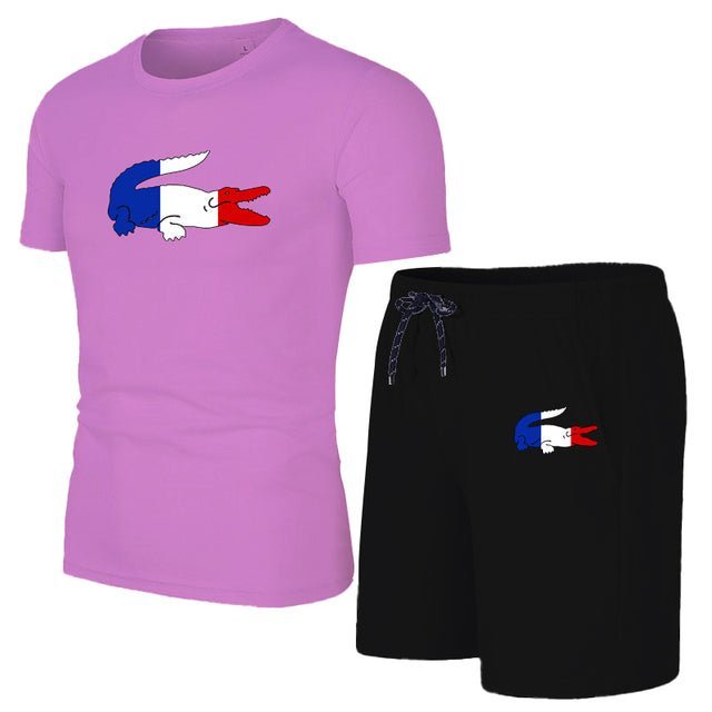 casual fashion cotton short sleeve sportswear - TimelessGear9