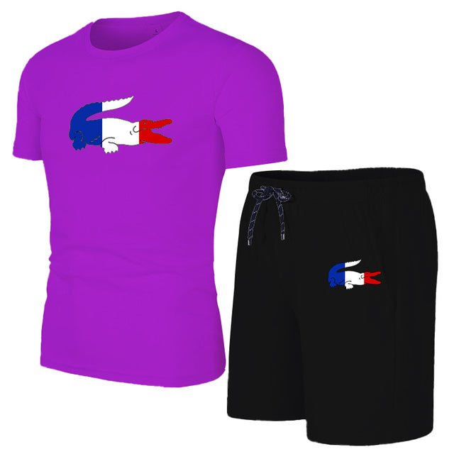 casual fashion cotton short sleeve sportswear - TimelessGear9