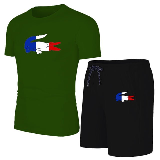 casual fashion cotton short sleeve sportswear - TimelessGear9