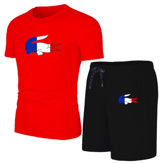 casual fashion cotton short sleeve sportswear - TimelessGear9