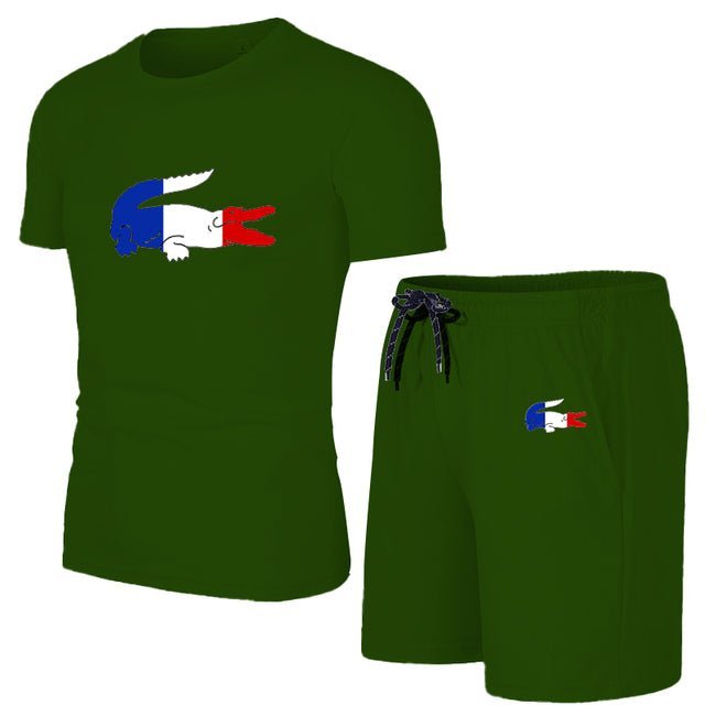 casual fashion cotton short sleeve sportswear - TimelessGear9