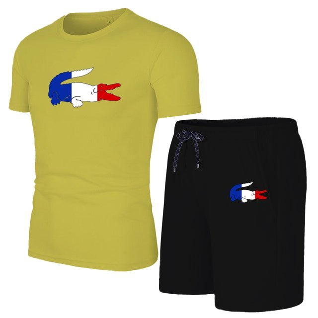 casual fashion cotton short sleeve sportswear - TimelessGear9
