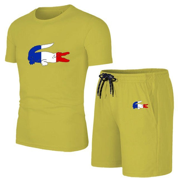 casual fashion cotton short sleeve sportswear - TimelessGear9