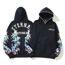Casual Palm Trees Hip Hop Street Hoodie Luxury Brand Logo - TimelessGear9