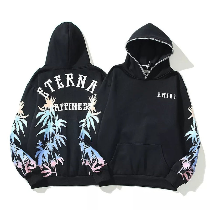 Casual Palm Trees Hip Hop Street Hoodie Luxury Brand Logo - TimelessGear9
