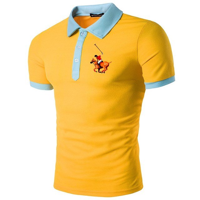 casual polo shirt fashion sports mountaineering short-sleeved lapel breathable - TimelessGear9