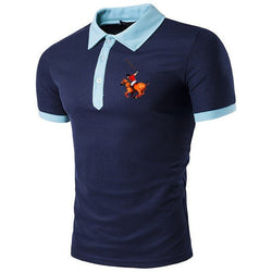 casual polo shirt fashion sports mountaineering short-sleeved lapel breathable - TimelessGear9