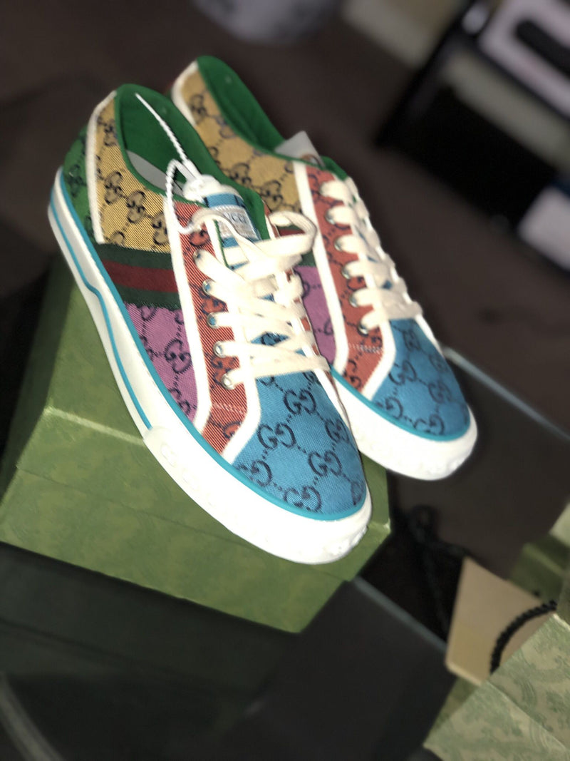 Classic Top Notch 1977 Gucci Soft Canvas Luxury Designer Sneakers - TimelessGear9