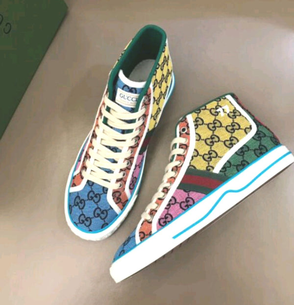 Classic Top Notch 1977 Gucci Soft Canvas Luxury Designer Sneakers - TimelessGear9