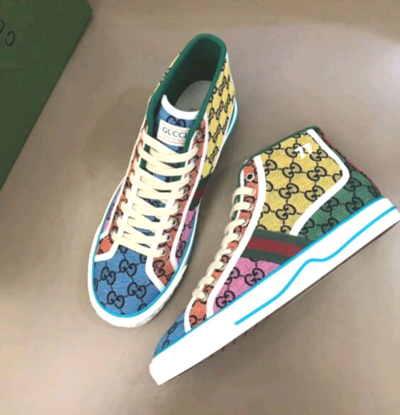 Classic Top Notch 1977 Gucci Soft Canvas Luxury Designer Sneakers - TimelessGear9