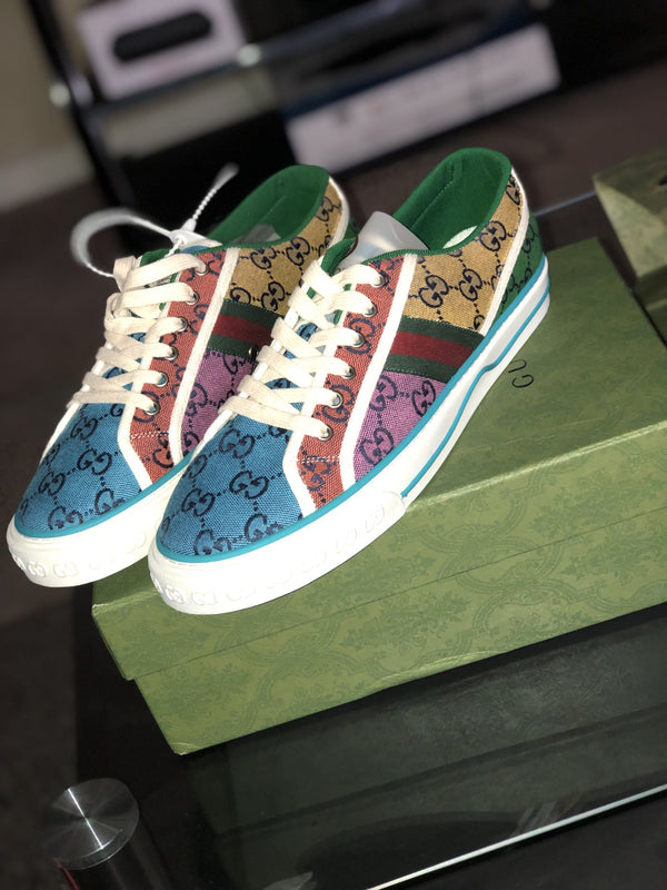 Classic Top Notch 1977 Gucci Soft Canvas Luxury Designer Sneakers - TimelessGear9