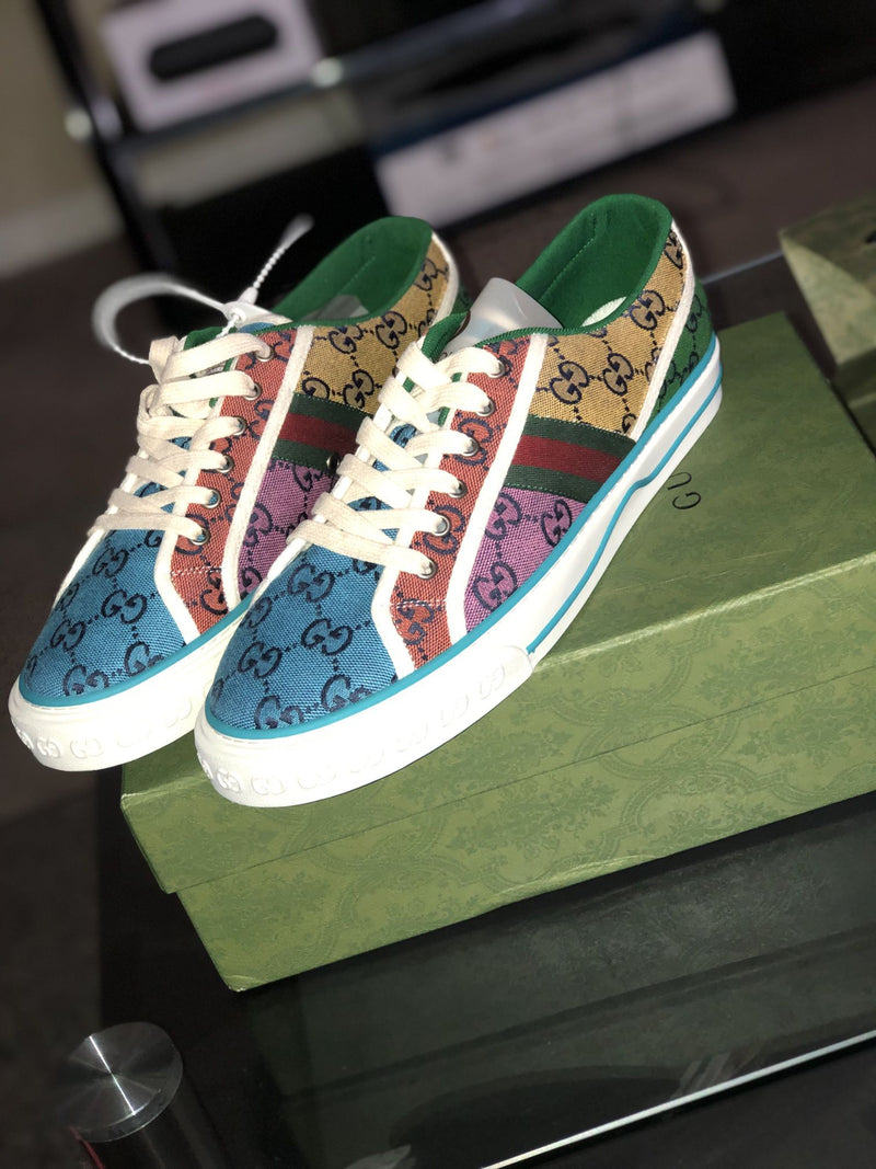 Classic Top Notch 1977 Gucci Soft Canvas Luxury Designer Sneakers - TimelessGear9