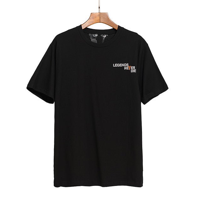Classic Vlone Short-sleeved Female Couple Loose Street Hip-hop Big V Trend T-shirt - TimelessGear9