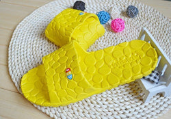 Cobble Slippers Summer Sandals Unisex Flat Shoes Couple Non-slip Bathing Soft Bottom Wear-resisting Home Indoor - TimelessGear9