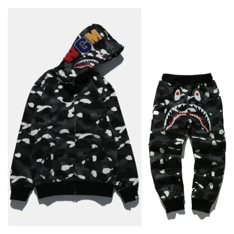 Customize Men's Street Hoodie And Sweatpants Set - TimelessGear9