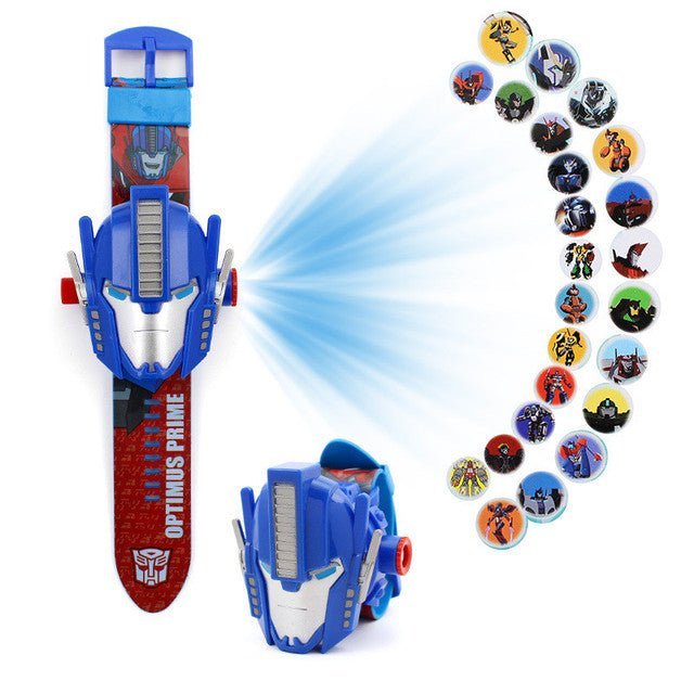 Disney SpiderMan Cartoon Child 3D Projection Watch Anime Superheroes Marvel Batman Iron Man Children Toy Digital Watches - TimelessGear9