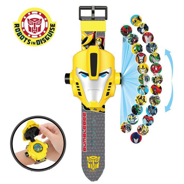 Disney SpiderMan Cartoon Child 3D Projection Watch Anime Superheroes Marvel Batman Iron Man Children Toy Digital Watches - TimelessGear9