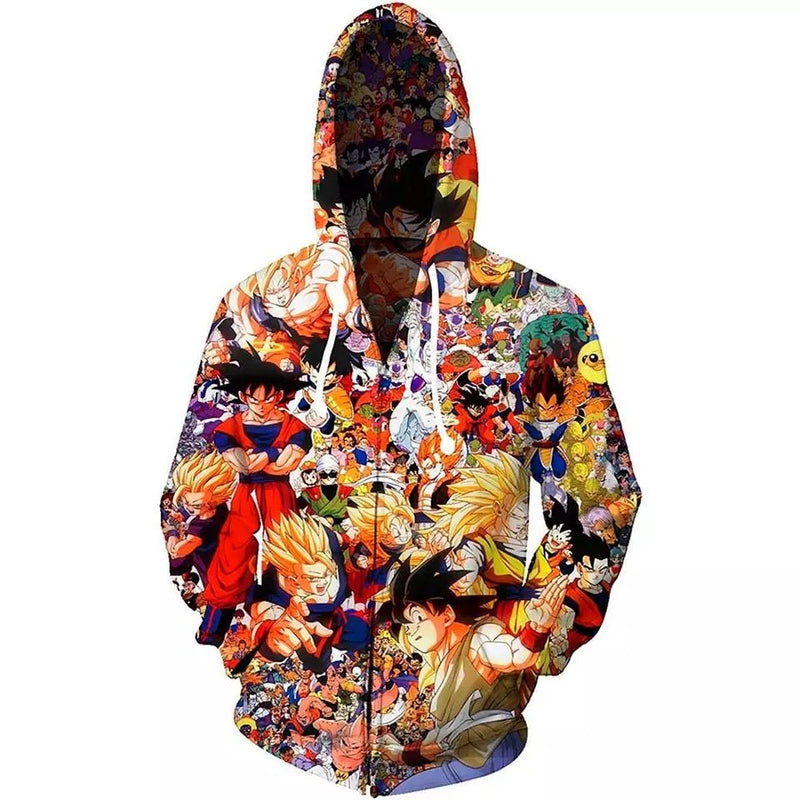 Dragon Ball Z Cartoon Hoodie - TimelessGear9
